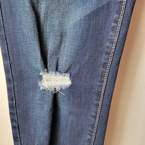 EUC DENIZEN FROM LEVIS HI RISE CUFFED JEGGING CROP SIZE 33 WAIST / 12 - Picture 9 of 16